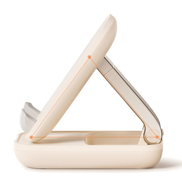Stand réglable sur téléphone Série de coquilles Blanc