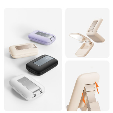 Verstelbare stand op telefoon Seashell-serie zwart