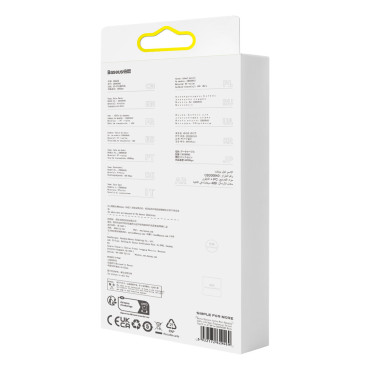 Kabeļu vadu vads iPhone Explorer sērijai USB-C - Zibens 20W 1m balts
