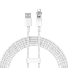Žična žica za iPhone Explorer serije USB - Lightning 2.4a 2M bela