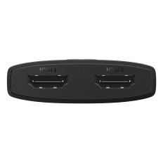 2in1 airjoy hdmi 4k 60hz juoda adapteris juoda