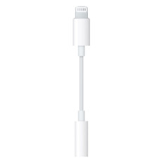 Apple Original hörlursadapter med blixtkontakter på mini-jack 3.5mm Vit