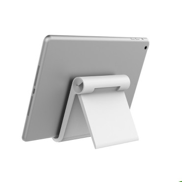 Stůl stojí stojan na telefonu rukojeť černý tablet