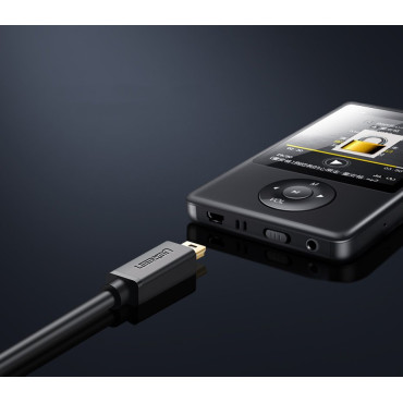 Kabeļu USB kabelis - mini USB 480Mbps 1m melns