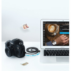Kabeļu USB kabelis - mini USB 480Mbps 1m melns