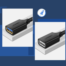 USB 3,0 1m kabelförlängningskabel