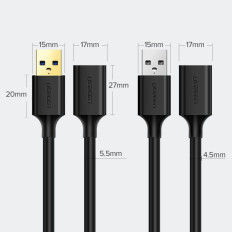 USB 3.0 1M Cable Extension Cable