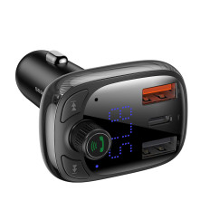 2in1 Bluetooth Transmitter + Billader S-13 Overseas Edition Sort