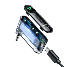Bluetooth aux mini jack 3,5 mm utländsk utgåva svart