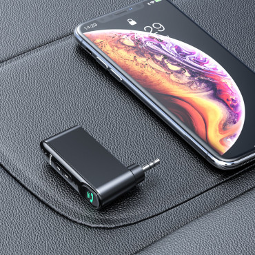 Bluetooth aux mini jack 3,5 mm utländsk utgåva svart