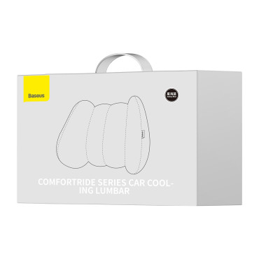 Almofada lombar com memória de forma para comfortride azul