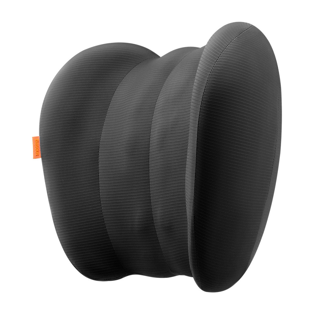 Travesseiro lombar com uma forma de um carro preto comfortride