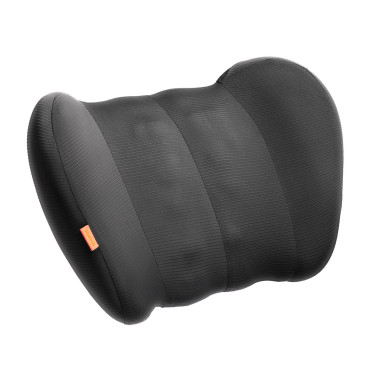 Travesseiro lombar com uma forma de um carro preto comfortride