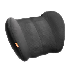 Travesseiro lombar com uma forma de um carro preto comfortride