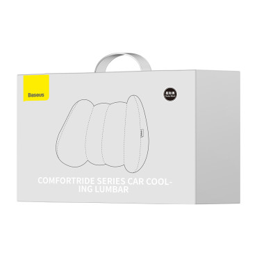 Travesseiro lombar com uma forma de um carro preto comfortride