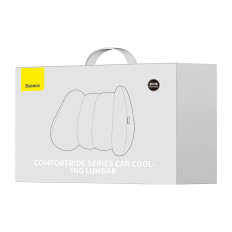 Travesseiro lombar com uma forma de um carro preto comfortride