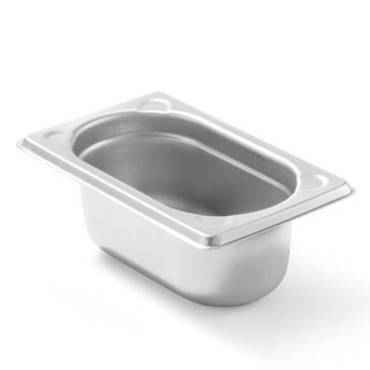 Säiliö GN 1/9 teräs keittiön linja korkea. 65 mm - Hendi 806722