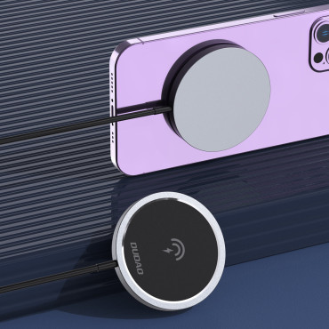 Magnetický indukční nakladač pro magsafe 15w černá