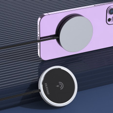 Magnetický indukční nakladač pro magsafe 15w černá