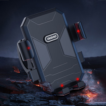 Suporte de telefone de bicicleta de motocicleta para o volante F7C + Preto