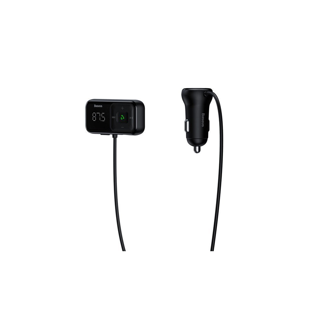 FM-sändare Bluetooth Wireless med laddare S-16 Overseas Edition Svart