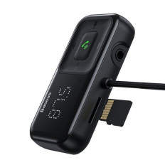 FM transmitter Bluetooth wireless with charger S-16 Overseas Edition black