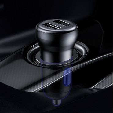 FM oddajnik Bluetooth brezžična povezava s polnilnikom S-16 Overseas Edition Black