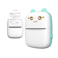 Mini gato impresora térmica para etiqueta de etiqueta completada de Bluetooth Fun letr blue