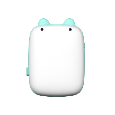 Mini Cat Termični tiskalnik za nalepko nalepke, ki je bil dokončan iz Bluetooth zabavne tiskane modre barve