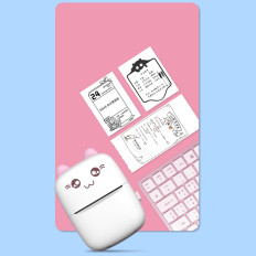 Mini Cat Thermal Printer pre štítok SCOMPLOPLOU Z FUNT TLAČOVÉHO POLOŽKA