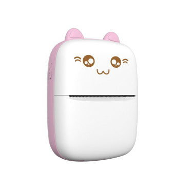 Mini Cat Thermal Printer för etikett scomplace från Bluetooth Fun Print Plint
