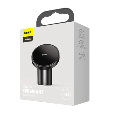 Soporte de coche magnético para un teléfono de la cabina o una rejilla de ventilación negra