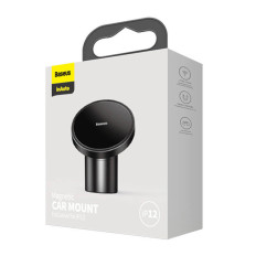 Magnetic car holder for a cockpit phone or a black ventilation grille