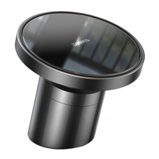 Magnetic car holder for a cockpit phone or a black ventilation grille