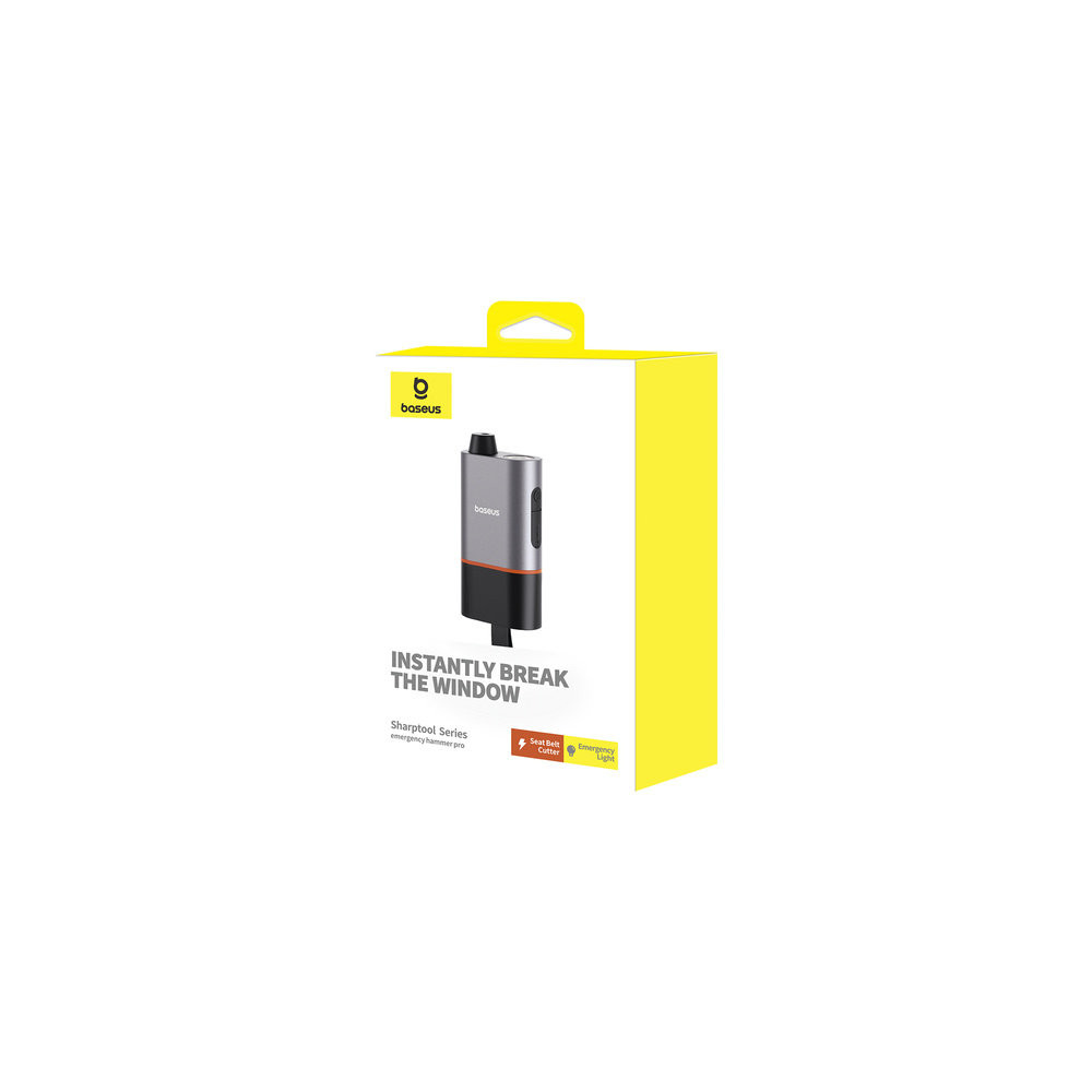 3in1 martelo de segurança para faca de carro para cintos de carro e tocha sharptool preto