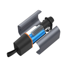 3In1 Drošības āmurs automašīnu nazī automašīnu jostām un lāpas Sharptool Black