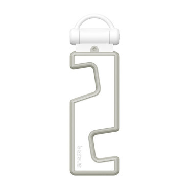 Um suporte de suporte de suporte de telefone dobrável branco portátil