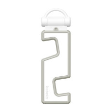 Um suporte de suporte de suporte de telefone dobrável branco portátil