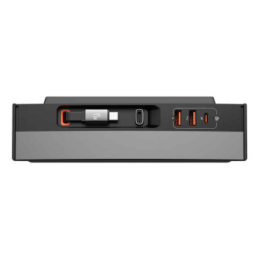 Nalaganje vtičnic za Tesla Model 3 / Y T-SPACE serije USB USB-C Hub - črna