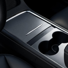 Laddar socklar för Tesla Model 3 / Y T-Space Series USB USB-C HUB - Svart