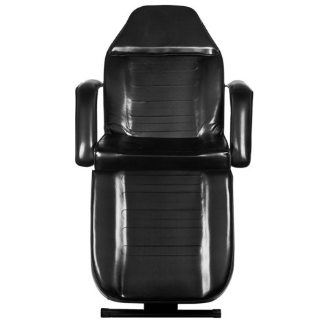 Poltrona cosmetica Basic 202 con vassoi nera — vista dall'alto
