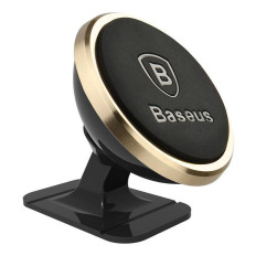 Alça magnética no telefone para o carro no cockpit de ouro