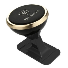 Alça magnética no telefone para o carro no cockpit de ouro
