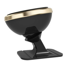 Magnetic handle on the phone for the car on the gold cockpit