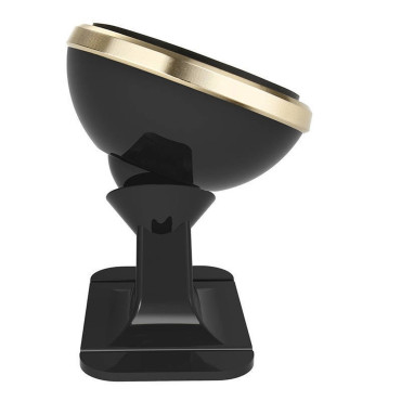 Alça magnética no telefone para o carro no cockpit de ouro