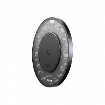 Magnetic induction loader for a 15W + USB-C 1M cable black