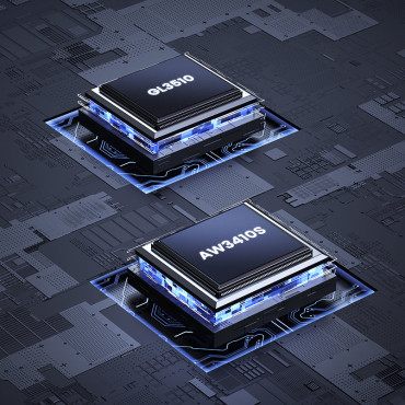 HUB USB-C -portdapteri - 2x USB-A 2x USB-C 20cm harmaa