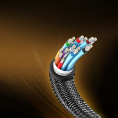 Kabelski kabelski kabel Trajen prilagodljiv DP112 DP1.4 8K 3M črna