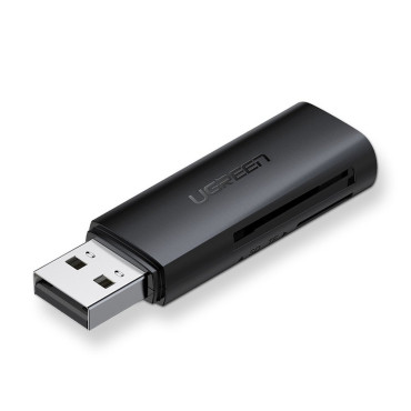 SD TF-minneskortläsare för USB 3.0 Svart