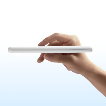 Caso organizador de lápis caso para tablets para tablet liso escrita 2 branco